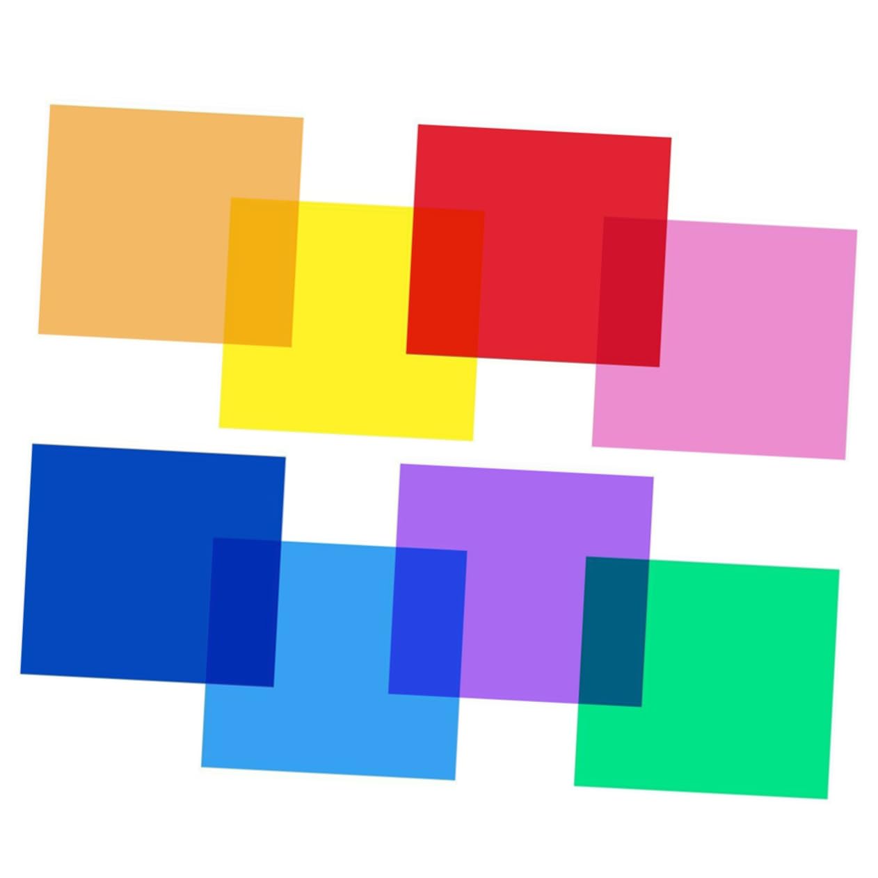 ARTIBETTER 8pcs 12 Color Filter Colored Chip Gel Filter Cards Filters Flash Light Filter Gels Diffuser Filter Color Lens Filter Optical Filter Color Warming Filter Colorful