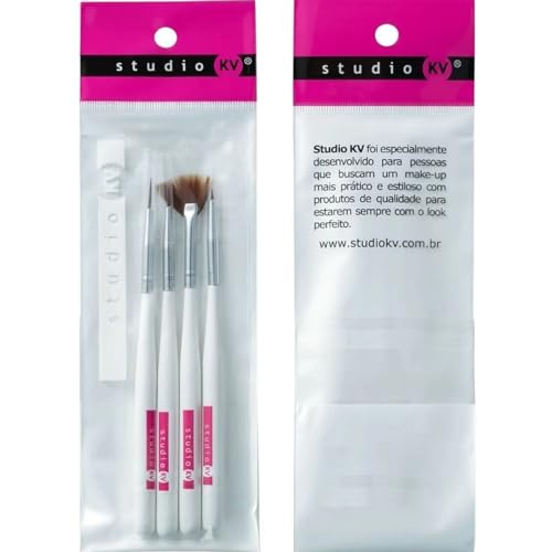 Studio Kv Kit De Pincéis Para Unhas