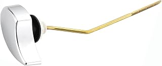 Metal Toilet Handle Replacement, Compatible with TOTO THU068#CP Trip Lvr for St743S, Brass Handle Trip Lever, Side Mount Toilet Handle Tank Flush Lever, Chrome