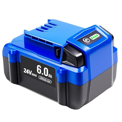 HAPPLYS 24V 6.0Ah High Capacity Replace for Kobalt 24V Battery Compatible with Kobalt 24Volt Battery KB624-03 KB524-03 KB424-03 KB224-03 KB124-03