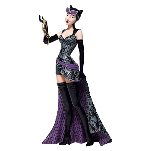 Enesco DC Comics Couture de Force Catwoman Figurine, 8.27 Inch, Multicolor