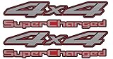 Aftermarket Replacement for 1998-2004 4x4 Supercharged Bedside Decals for Nissan Frontier Pickup Truck