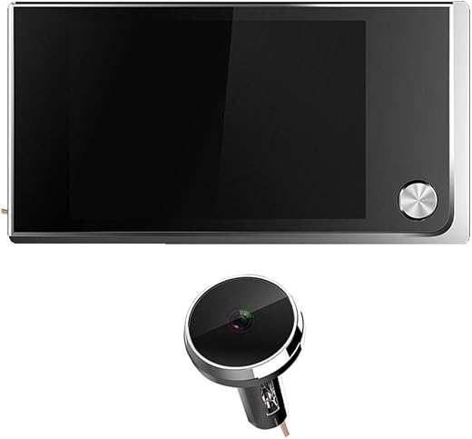 Enakshi HD LCD Video Smart Vision Camera Door Eye Viewer Wired Security Password, Photo Views Cam, Residential &amp; Commercia...