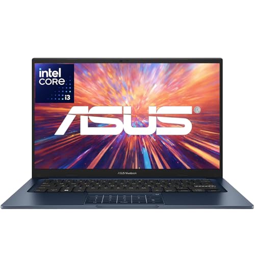 ASUS VivoBook Laptop 2026 Edition | Intel 13th Gen 6-Core Processor Up to 4.5GHz (Beat i7-1195G7) | 16GB RAM | 256GB PCIe SSD | 14' FHD Display | Bluetooth | HDMI | Thin & Light | Win 11 w/o Mouse