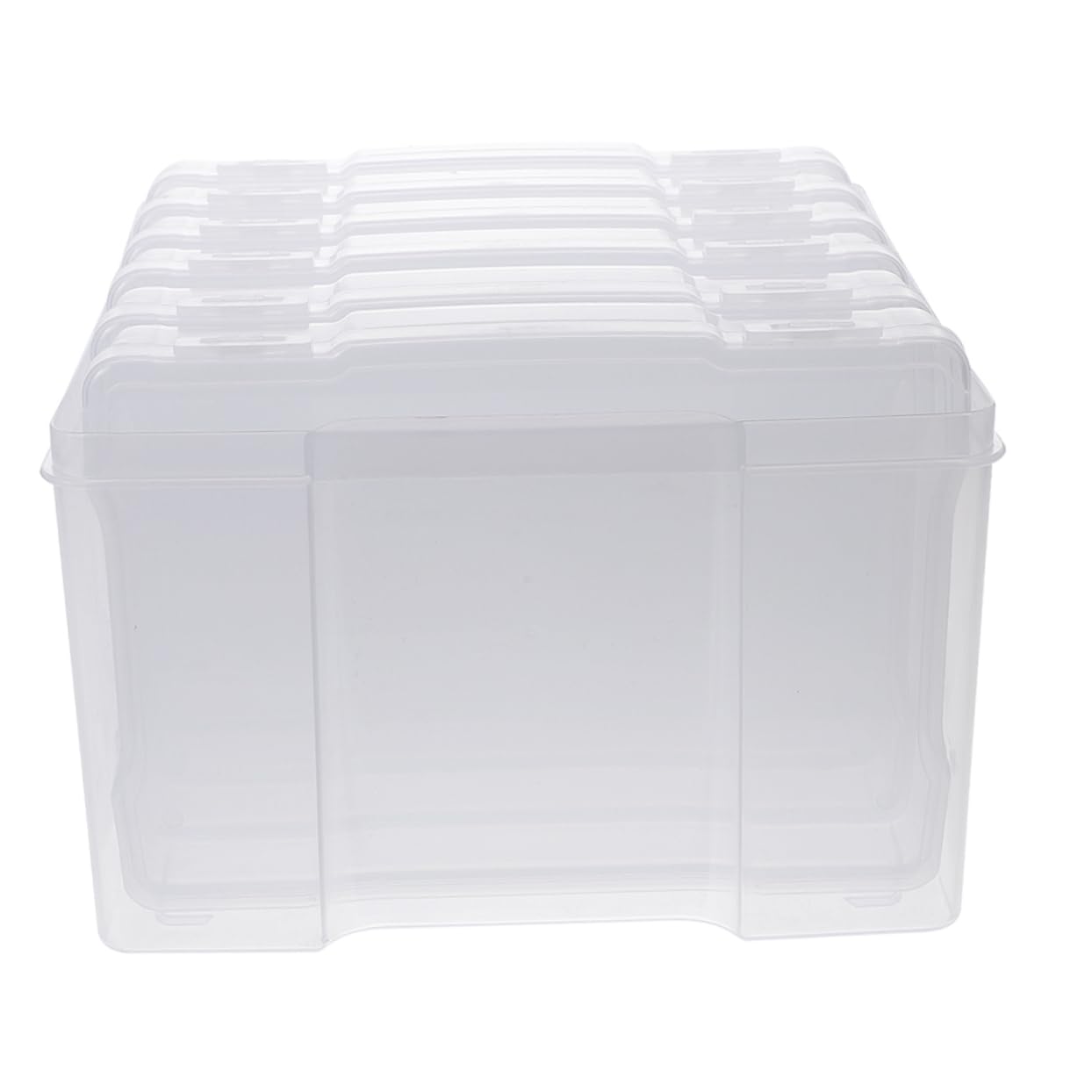 Boîte de Rangement Multifonction en Plastique pour Photos, Lot de 1 Set