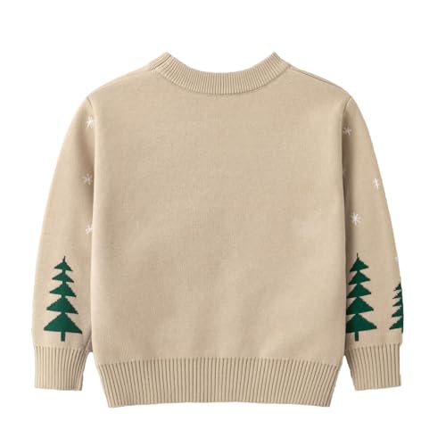 LMYOVE Kids Christmas Sweaters, Toddler Girls Boys Long Sleeve Knit Pullover Sweater Xmas Holiday Tops2