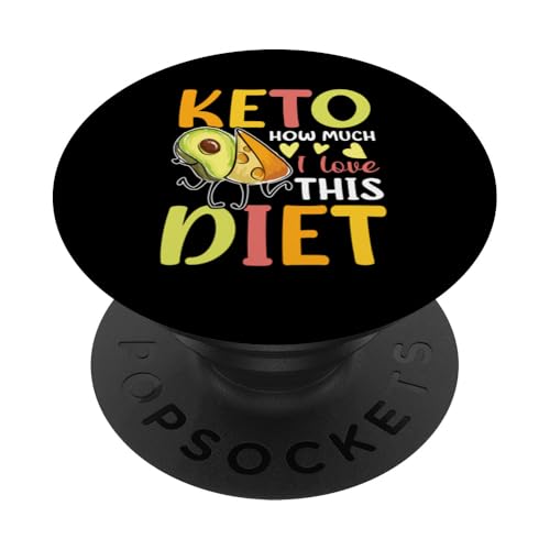 Keto sabe cuánto amo esta dieta PopSockets PopGrip Adhesivo