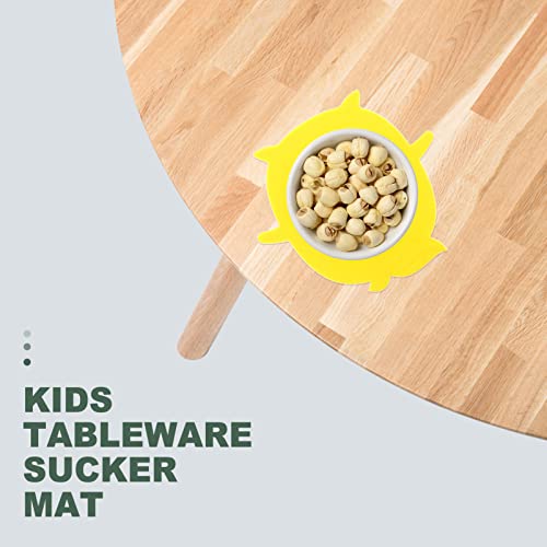 Toddmomy Jogo americano infantil de silicone para alimentação de bebê com sucção tapetes de comida p