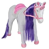 bis 100 kg belastbar Happy People 58418 - Einhorn mit 4-Fach Sound wie 58447 (4-Fach Sound)