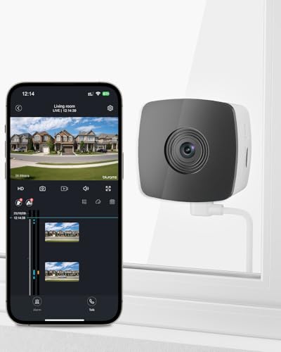 blurams 2.4G/5G Cameras for Home Security, 2K Pet Camera Indoor with Phone App, Window Security Camera w/Motion Detection, 2-Way Talk, IR Night Vision