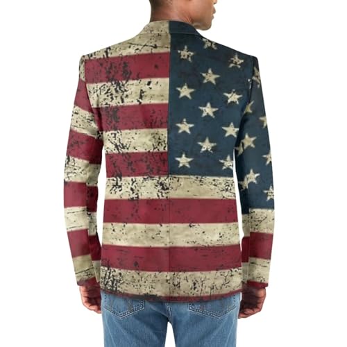 TOADDITDO Men's Sport Coat Casual Blazer One Button Suit Jacket Regular Fit Sportcoat for Dinner,Prom,Party2
