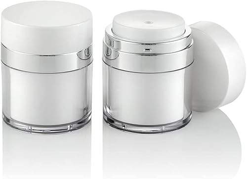 Miniatura 2 de Botella de vacío con tarro de crema, 2023, botellas vacías sin aire, contenedor hidratante con dispensador de loción para cremas, geles y lociones,