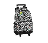 Mochilas MTV MTV Mochila con Carro de \'Trash\' Maleta, 60 cm, 45 litros, Multicolor