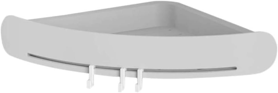 With Adjustable Hook Shelf, No Need to Perforate Bathroom, Plastic Shower, Toilet Wall mounted Storage Rack