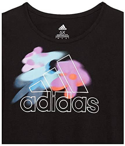Image of adidas Girl's Long Sleeve Side-Vent Tee (Toddler /Little Kids)