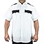 Short Sleeve/White & Navy Blue