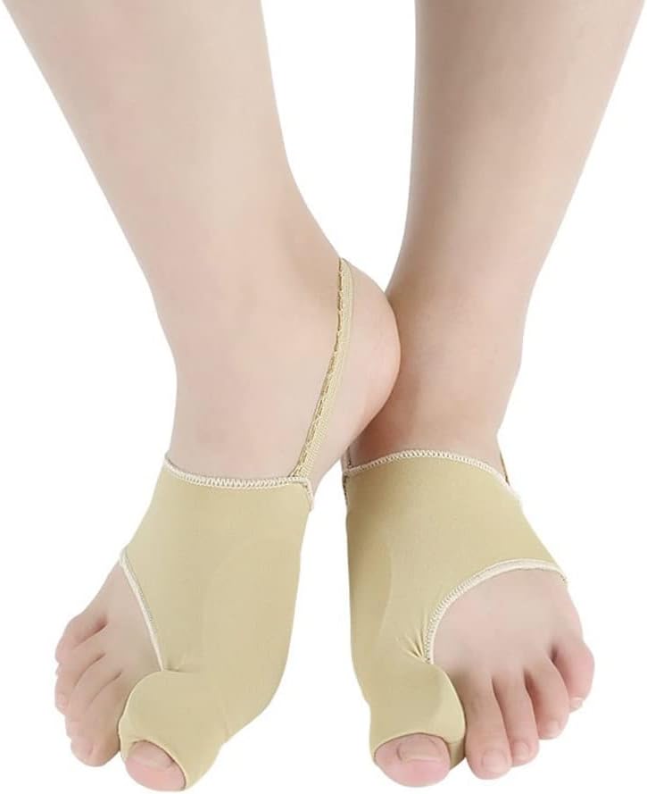 DEAVER Bunion Corrector & Big,Toe Straightener Bunion Protector Sock,with Heel Strap Toe Separator,Bunion Splint for Pain Relief Hallux Valgus Corrector