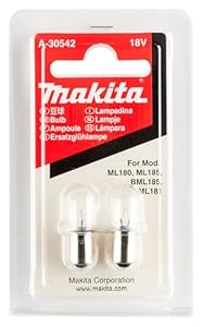 Makita A-30542 Ersatzglühlampe 18V 2 Stück