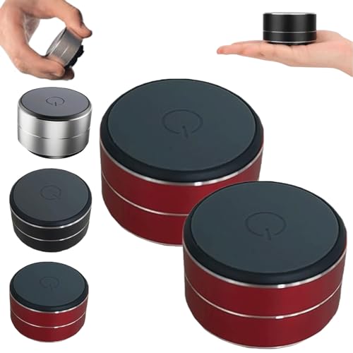 Buzzgo Portable Wireless Bluetooth Bone Conduction Speaker | Mini Echo/Shock Series with Suction Cup Speaker(Red+Red)