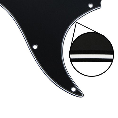 FLEOR HH Style Guitare Pickguard avec 2T1V Boutons de commande 5 Ways Toggle Switch Conseils pour Fender Strat… - Les Beatles, Paul McCartney, John Lennon, RIngo Starr, George Harrison FLEOR HH Style Guitare Pickguard avec 2T1V Boutons de commande 5 Ways Toggle Switch Conseils pour Fender Strat… – Image 5