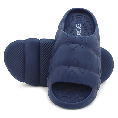 Image of Hygear Men's Radius EVA Slides | Ultra Soft Cushion | Lightweight | Waterproof | Stylish |Anti-Skid | Comfortable Everyday Slides for Men