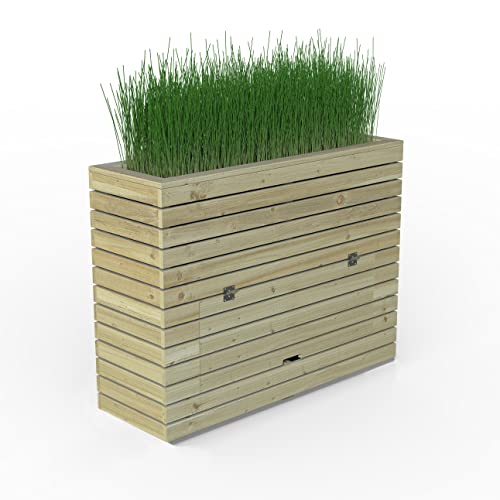 Image of Forest Garden Linear Planter - Tall with Storage