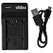 Produktbild vhbw USB Ladegerät kompatibel mit Panasonic HC-V710, HC-V720, HC-V727, HC-V777 Kamera Camcorder/Akku - Ladeschale, Ladeanzeige, 4,2 V