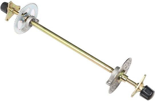 29 ATV Go Kart Rear Live Axle Kit Complete Rear Axle Assembly with T8F 58T Sprocket Wheel Hub Brake Assembly for Go Cart 50-90cc ATV Drift Trike 29/740mm