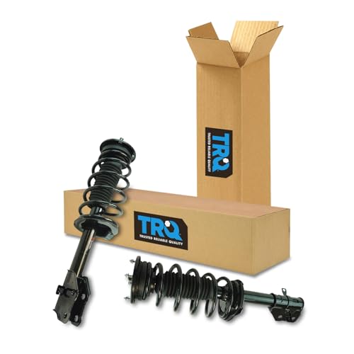 Image of TRQ Front Driver and Passenger Side Strut and Spring Assembly Set Loaded | For 07-10 Ford Edge 07-10 Lincoln MKX