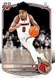 2025-26 Bowman Paper Prospects #BPP-12 Mikel Brown Jr. Louisville Official Basketball Card in Raw (NM or Better) Condition