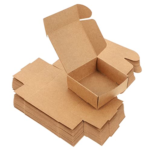 ERINGOGO Caja De 15 Piezas Cartón De Dulces De Cajas Pequeñas Envase Papel De Envolver Jabón Presente Caja De Embalaje De Jabón Cajas De Envoltura Papel Kraft