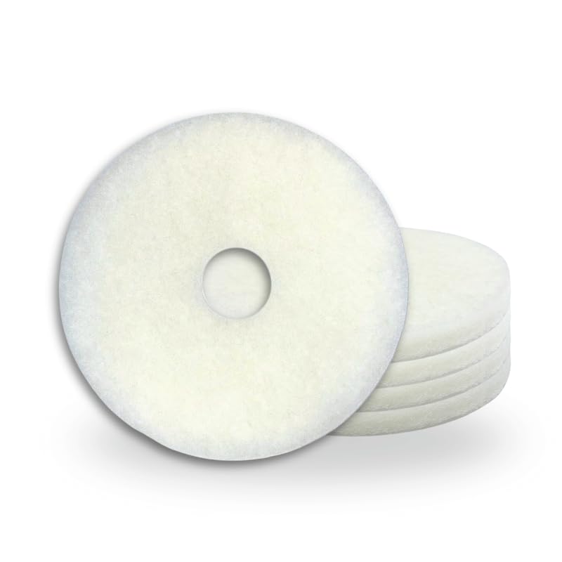 Pad blanc pour monobrosse Ø 406-1 boîte de 5 - Harmony Béton