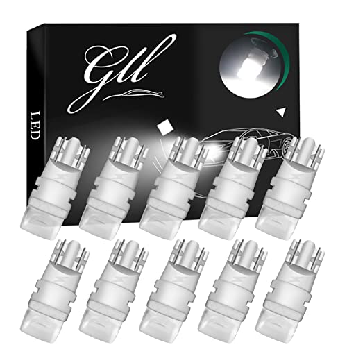GLL W5W LED Ampoule T10 LED 2835 3SMD 110 Lumens pour Ampoule LED Voiture Ampoule LED Tableau de Bord Cover