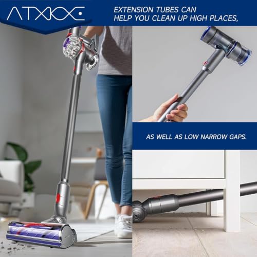 Image of ATXKXE Extension Wand Compatible with Dyson V10 Wand, Gray