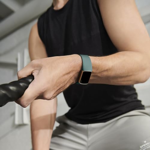 CeMiKa 4Pack Straps Compatible with Fitbit Charge 5 & 6, Soft Silicone Sport Bands - Image 4