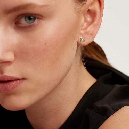 Gold Screw Back Earrings 14K Real Gold Filled Plated Trendy Dainty Cute Cubic Zirconia Nickel Free Small Stud Earrings for Women Men4