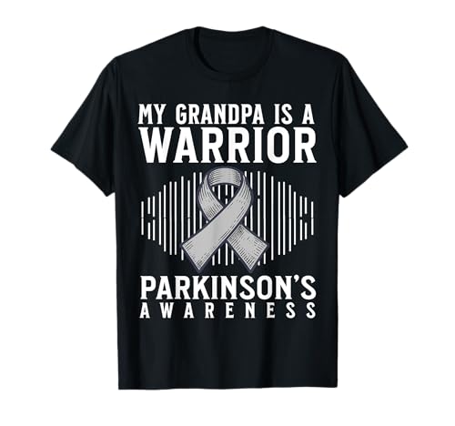 My Grandpa Is a Warrior Parkinsons Disease Awareness Gifts Camiseta