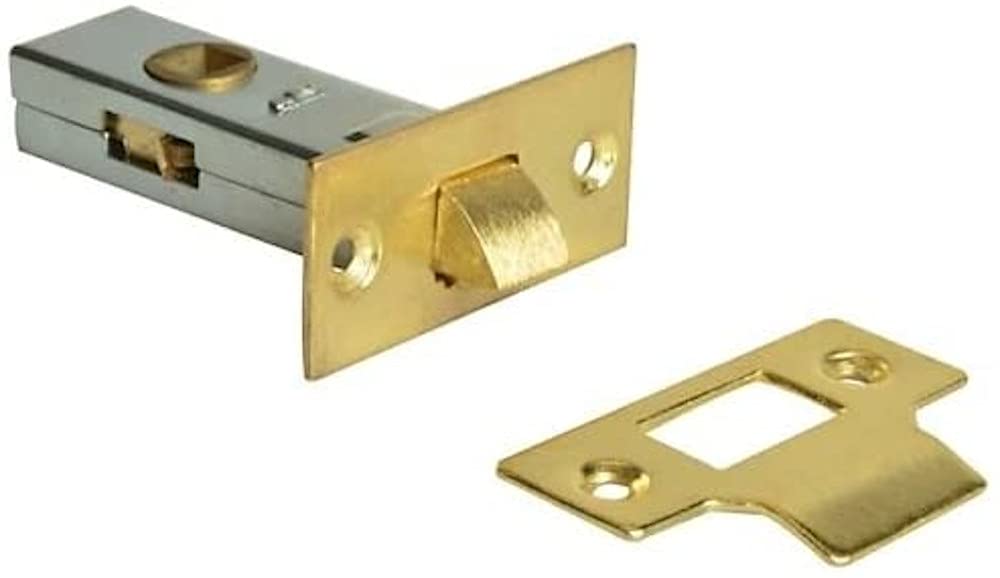 Merriway Brass Bh05985 Eb 63Mm (2.1/2 Inch) Tubular Mortise Latch Plated