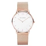 PAUL HEWITT Armbanduhr Damen Sailor Line White Sand - Damen Uhr (Rosegold), Damenuhr Edelstahlarmband in Rosegold, weißes Ziffernblatt