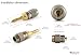 Nakamichi FanLock Excel Series 24k Gold Plated Banana Plugs 10 AWG - 18 AWG Gauge Size 4mm for Speakers Amplifier Hi-Fi Stereo Home Theatre Radio Audio Wire Cable Quick Connector, 12 Pcs (6-Pairs)