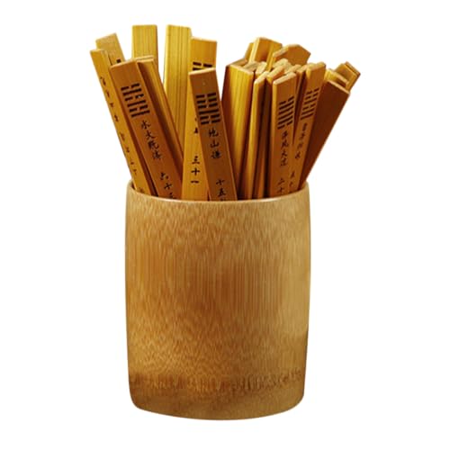 Bâtonnets de divination chinois en bambou accessoires Yi Jing légers pour initiation