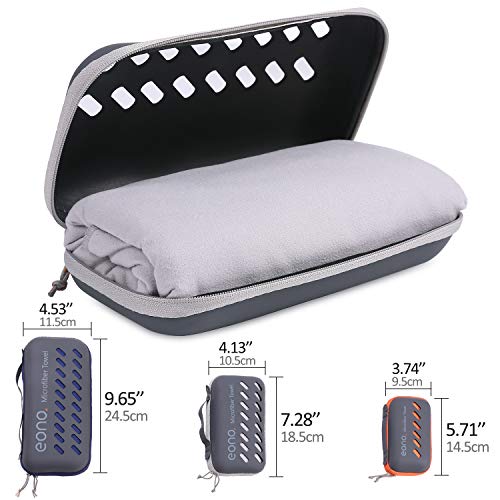 Eono Essentials Micro-Fibre Towels In 8 Colours: Absorbent, Lightweight, Quick-Drying, Perfect Bath Towel, Travel Towel, Sports Towel, Beach Towel Or Sauna Micro-Fibre Towel. - Image 5