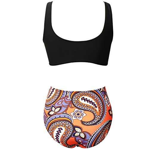Image of JerrisApparel Girl Swimsuit Two Pieces Bikini Set Family Matching Bathing Suit
