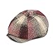 Tweed Newsboy Flat Cap for Men Women Gatsby Ivy Cabbie Hat Scally Cap
