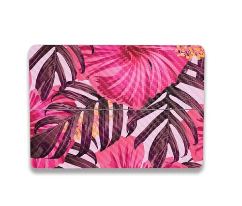 Image of MightySkins Carbon Fiber Skin Compatible with Microsoft Surface Laptop Studio 2 (2023) Full Wrap Kit - Tropical Pink | Protective, Durable Textured Carbon Fiber Finish | Made in The USA