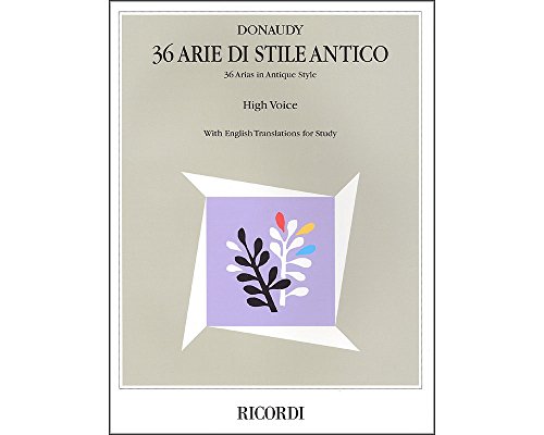 Hal Leonard Donaudy: 36 Arie Di Stile Antico for High Voice
