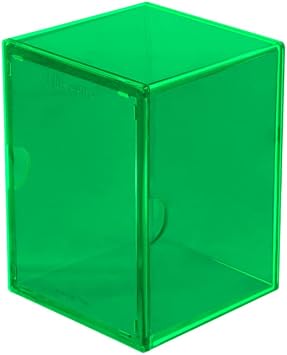 Ultra Pro Eclipse 2-Piece Deck Box Lime Green - For Pokemon Game, MTG, Baseball, Basketball, Football Card and other Trading Cards or Board Games Storage
