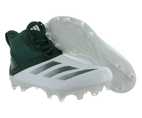 adidas Adizero Chaos Unisex Shoes Size 11.5, Color: Footwear White/Dark Green/Footwear White-White4