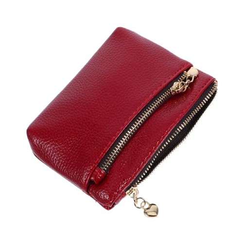 Short Wallet Soft PU Fake Leather Zipper Coin Purse Multifunctional Change Pouch for Travel Shopping and Daily Use Compact Design Stylish Appearance Privacy Protection