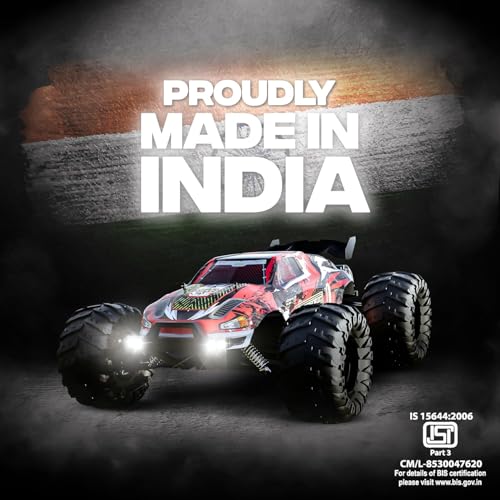 Image of TTYY 1:16 All Terrain Supersonic Rc Car,45 Kph High Speed Remote Control Car with 2.4 Ghz Remote Control,Electric Vehicle Off-Road Truck,4X4 Wheel Drive Rc Trucks with Rechargeable Batteries,Red